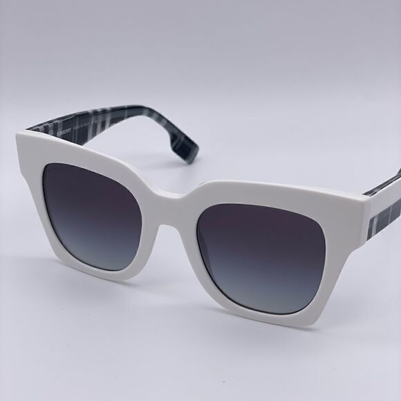 BRAND NEW BURBERRY BE4364 Kitty 39958G White/Gray Gradient Woman Sunglasses